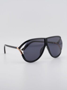 Tom Ford Axel FT1197 01A Sunglasses Black Square Frame, Grey Lenses